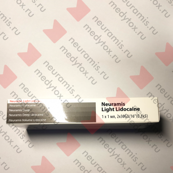 Нейрамис Лайт Лидокаин | Neuramis Light Lidocaine упаковка лево